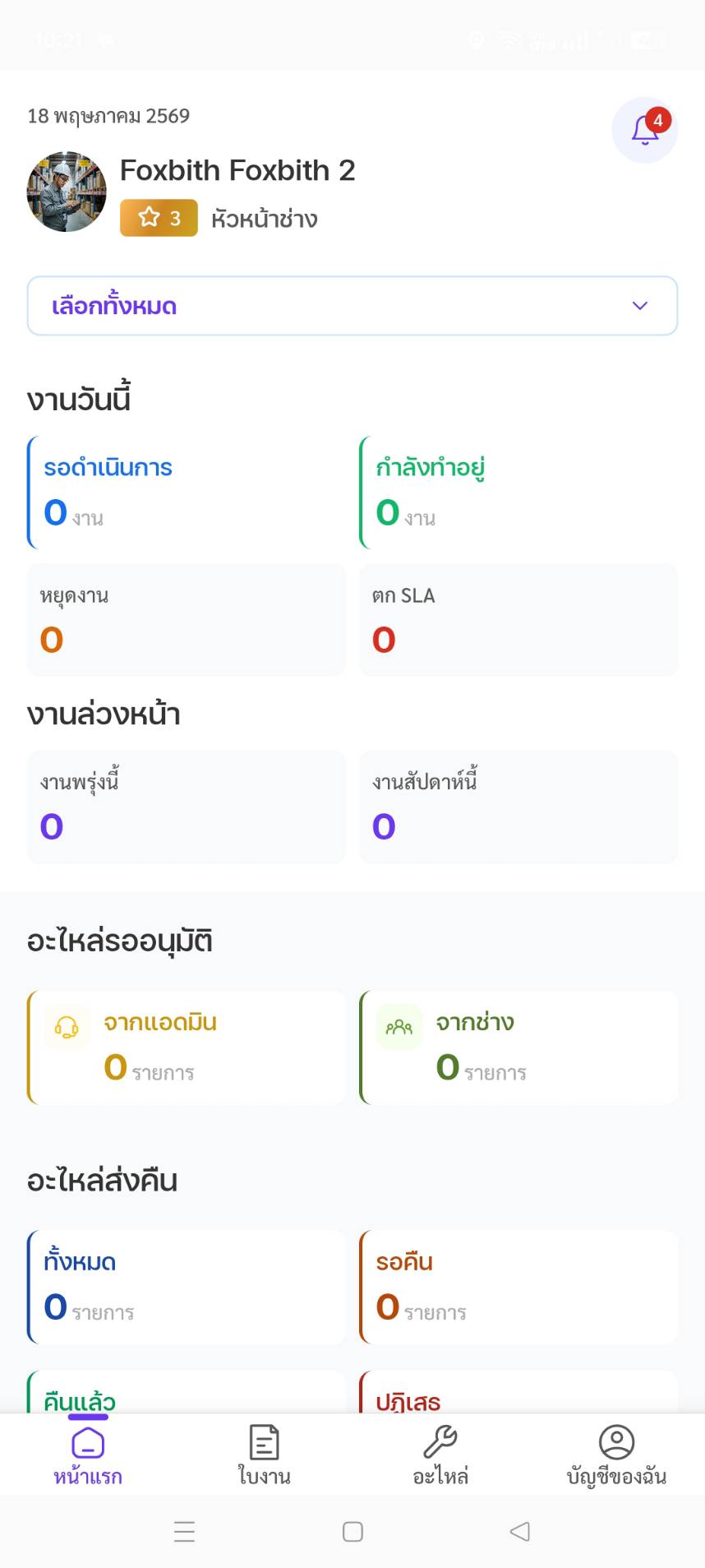 ภาพรวมแดชบอร์ด